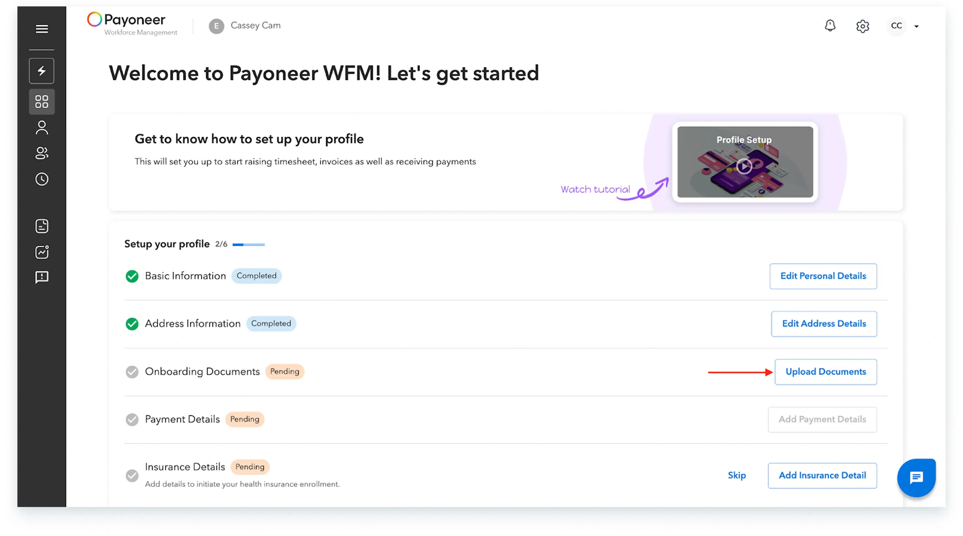 Upload your government-issued identification documents