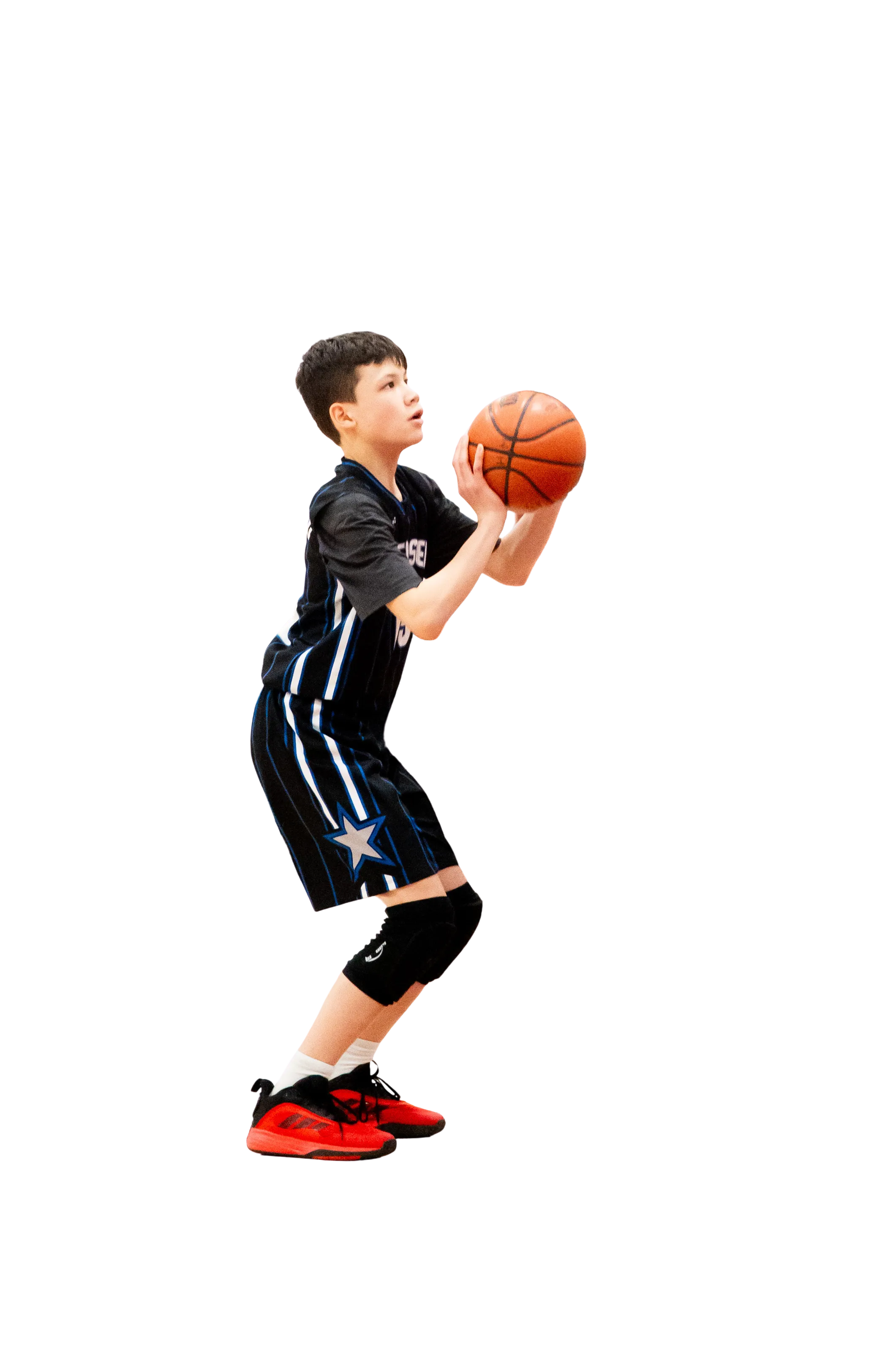 Youth rep player shooting free throw hero page