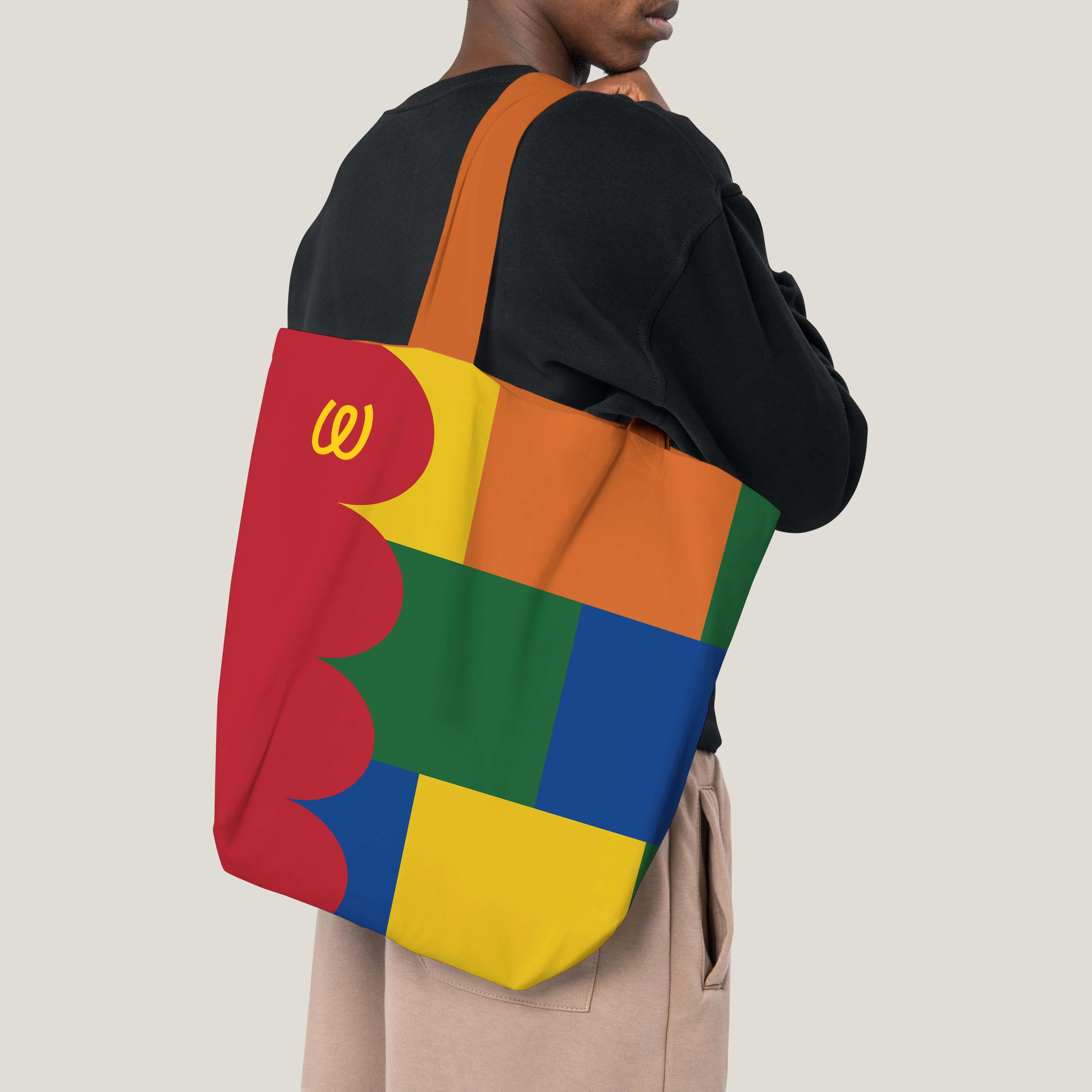 Tote bag designed with the Wealdstone High Street visual identity, distributed to local residents.