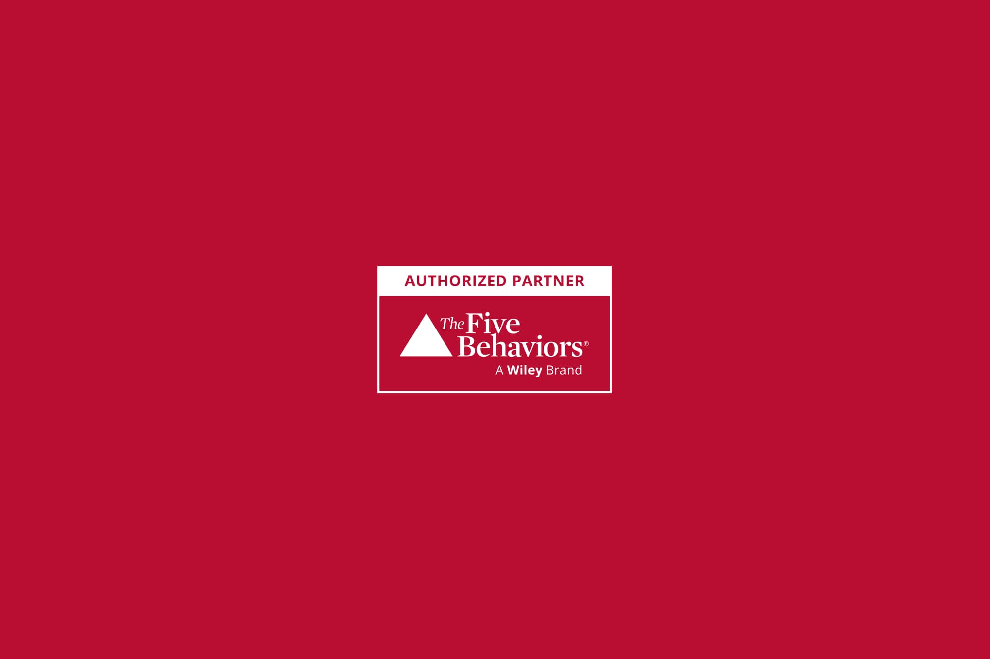 The Five Behaviors