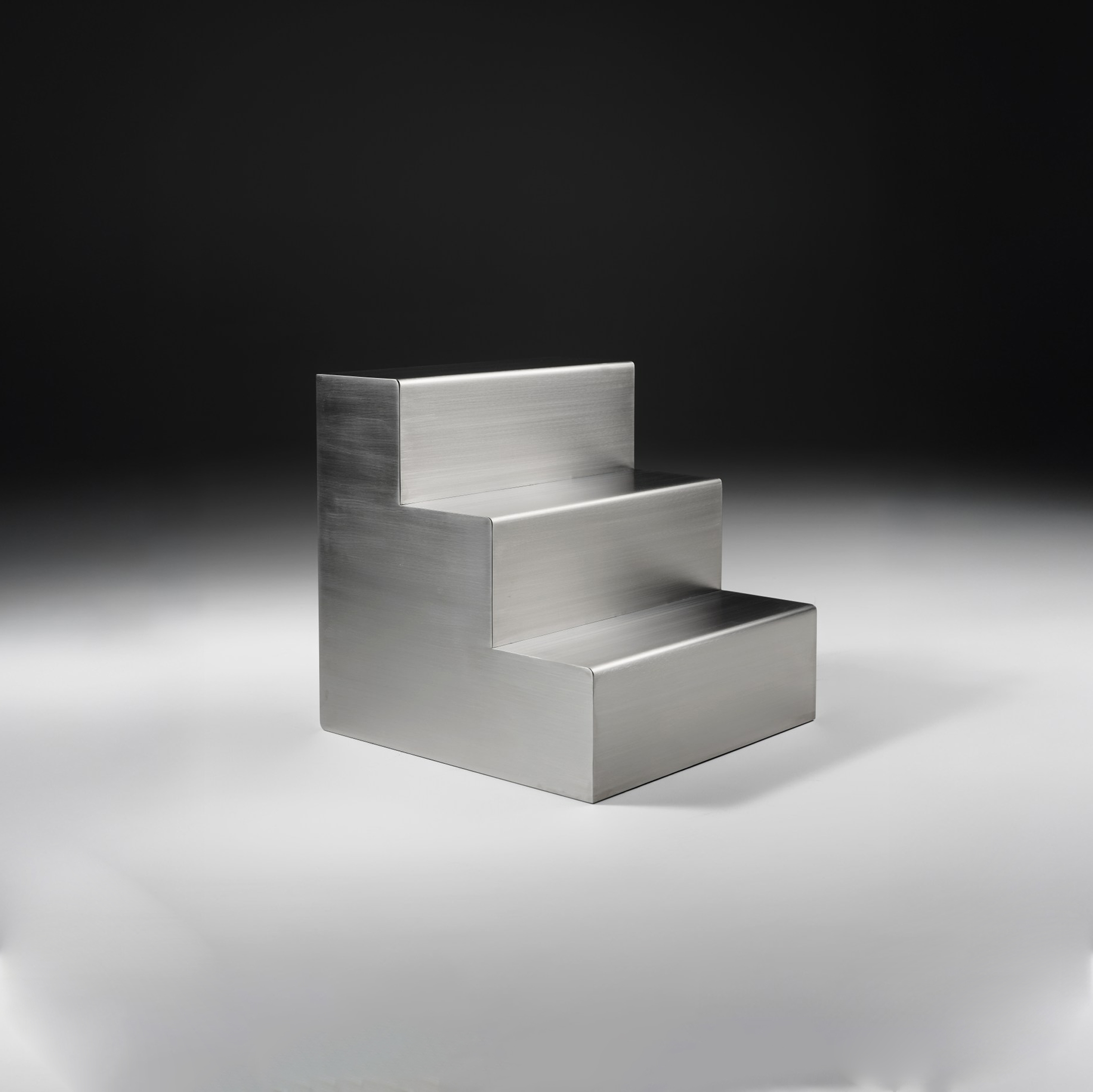 Monolit Side Table - Stainless Steel