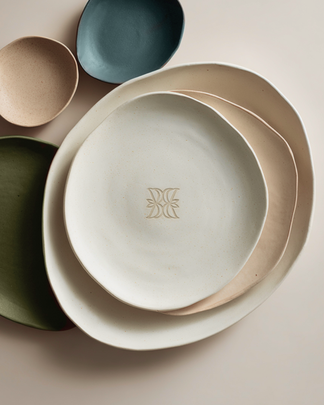 Almara hospitality brand identity applied on restaurant staff uniform