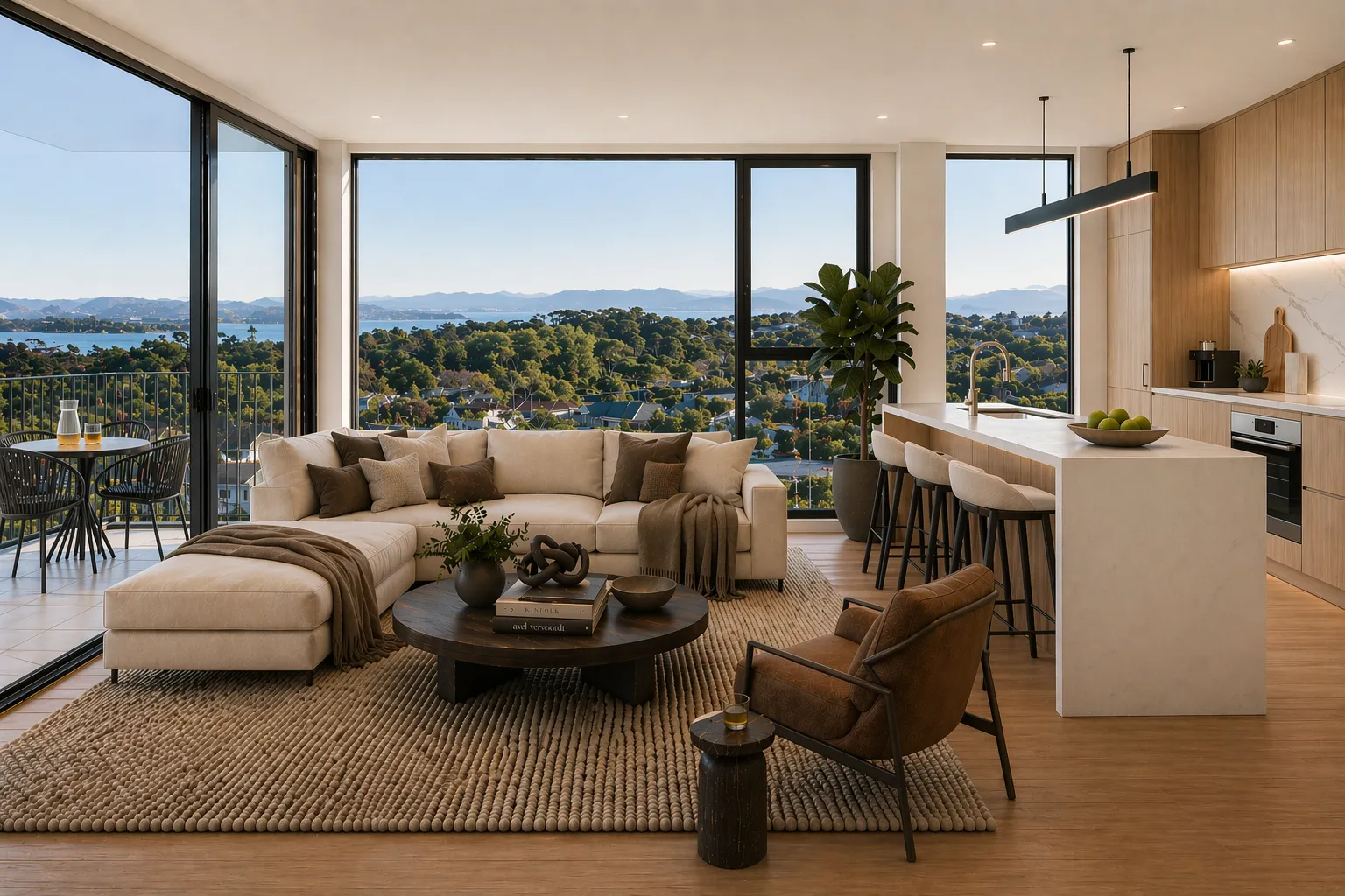 Living with expansive views