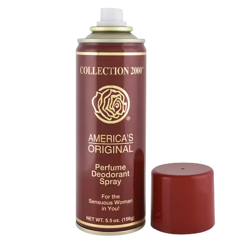 Collection2000 America's original perfume deodorant spray for women in red bottle with gold details
