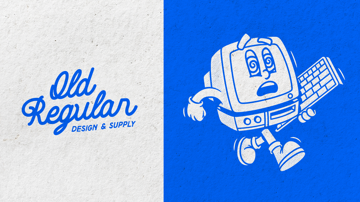 Old Regular brand design work compilation