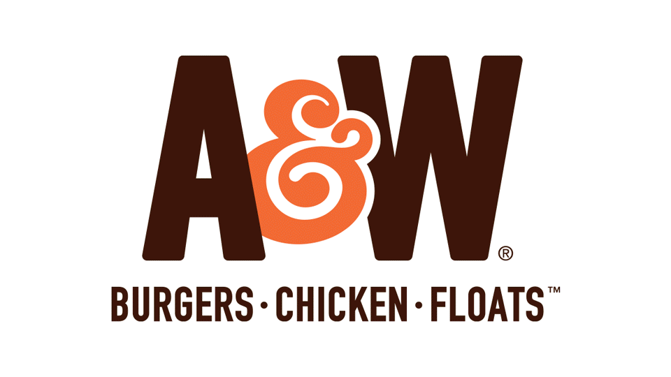 A&W burger chicken float marketing campaign imagery