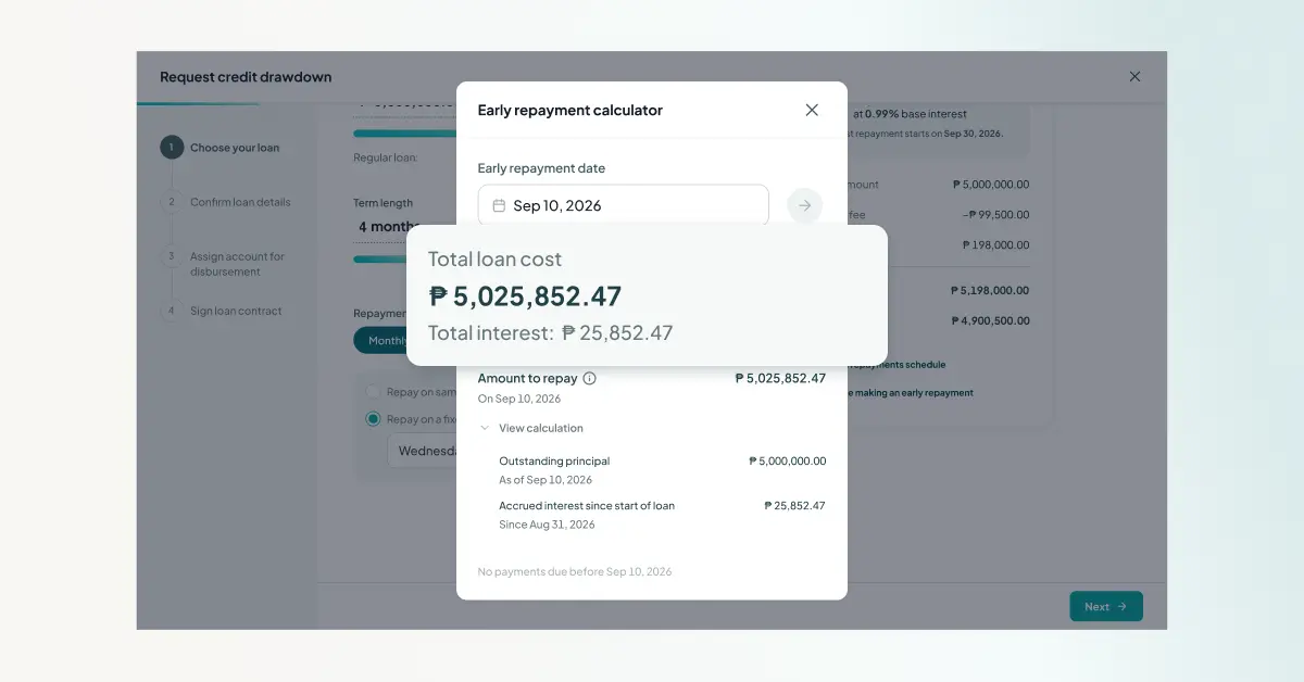 repay early using your first circle account