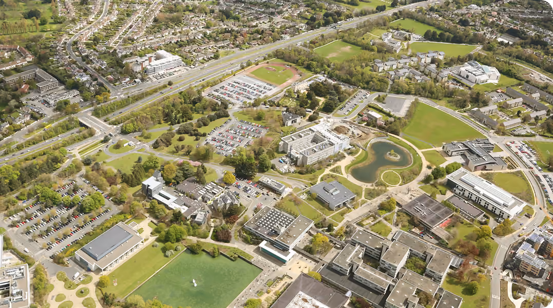 UCD campus aerial shot