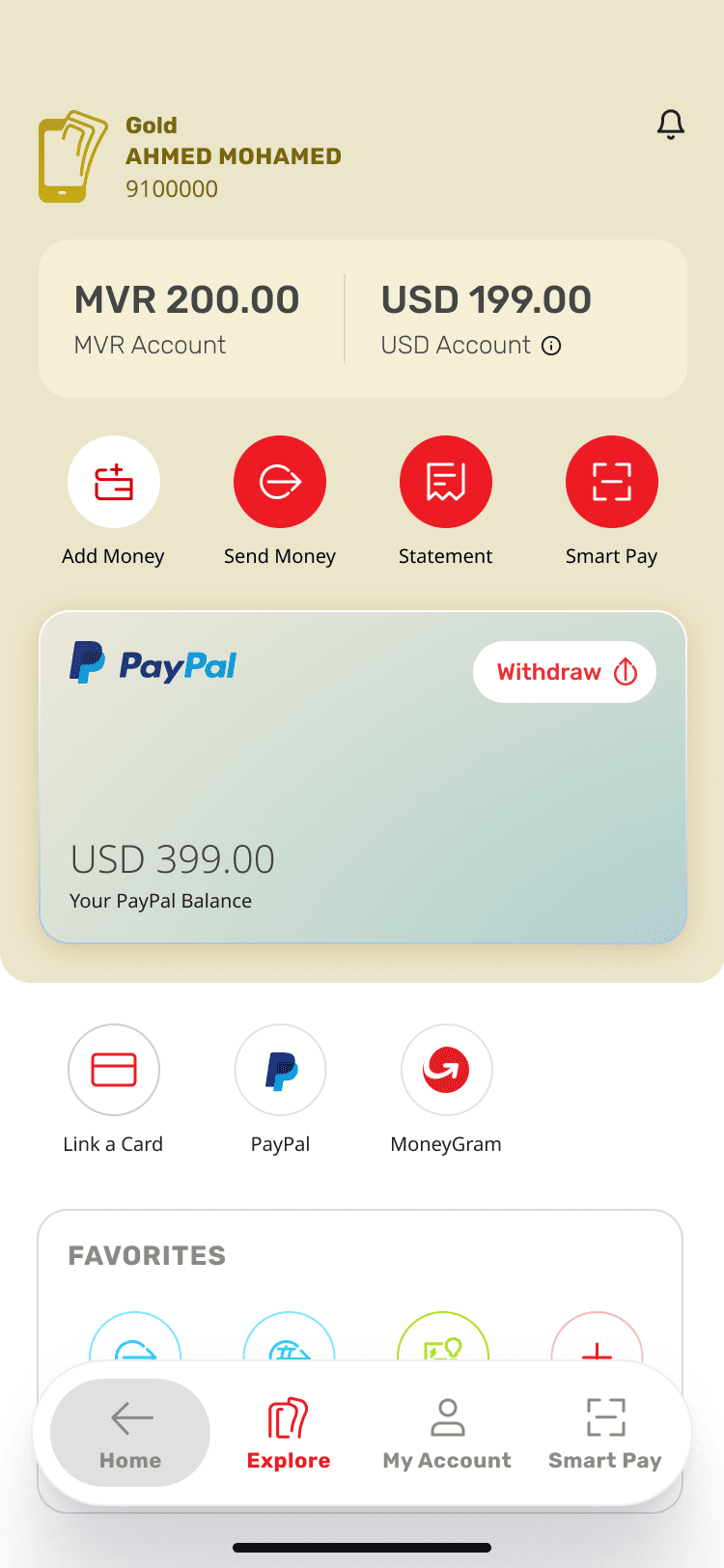 UI Mockup