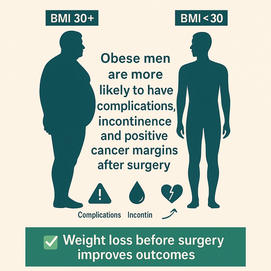 How Does Obesity Affect Outcomes After Robotic Prostate Cancer Surgery?