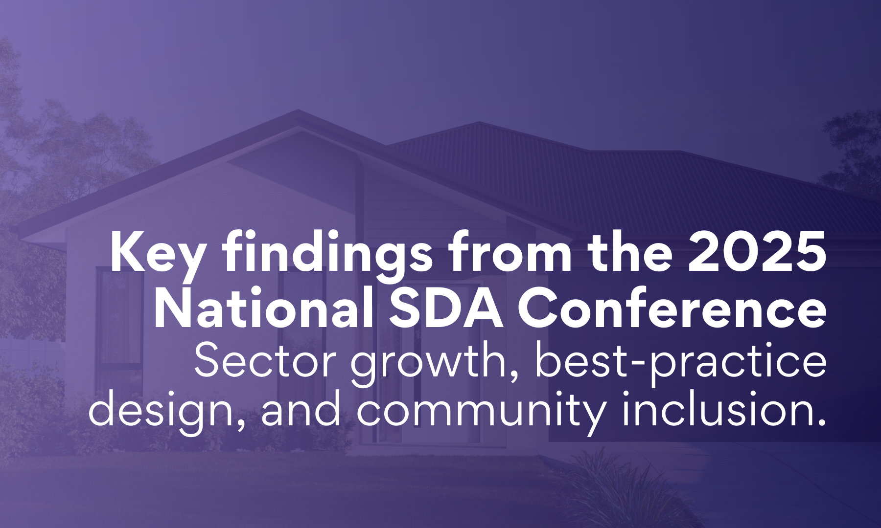 Key findings from the 2025 National SDA Conference