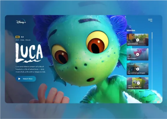 A screenshot of a cartoon character on a computer screen.