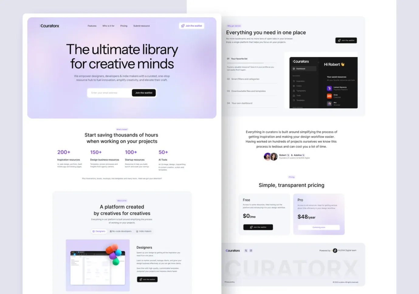 The ultimate library for creative minds.