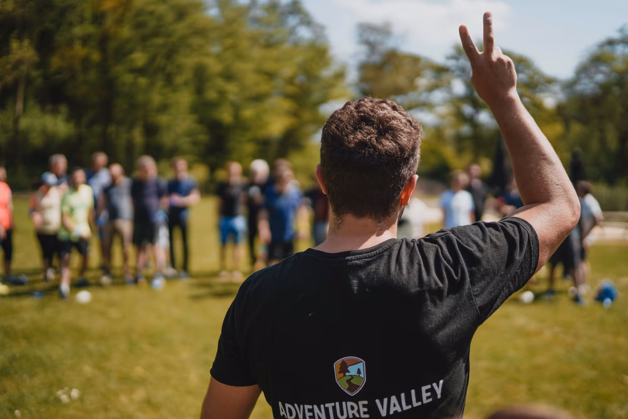 Guide lors d'un teambuilding Adventure Valley Durbuy
