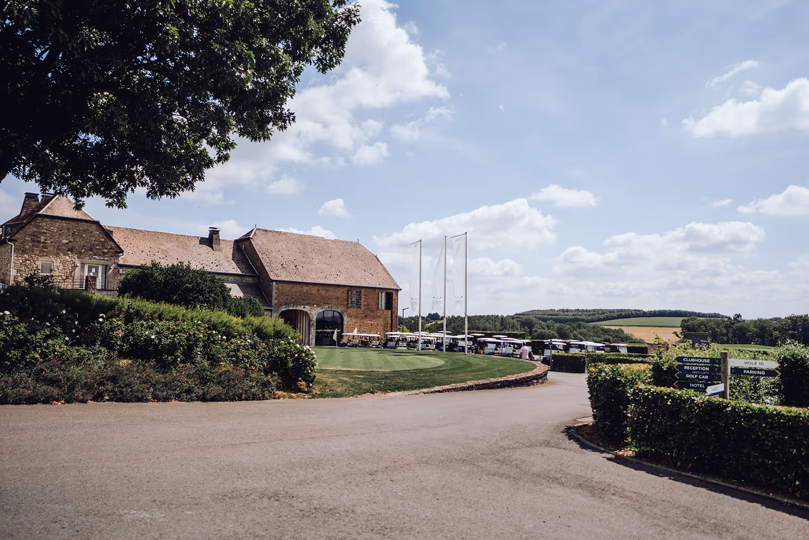 Le complexe de golf de Durbuy Golf Resorts.