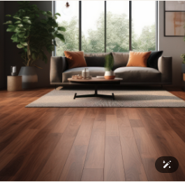 Warm Oak Floor in a Modern Living Room