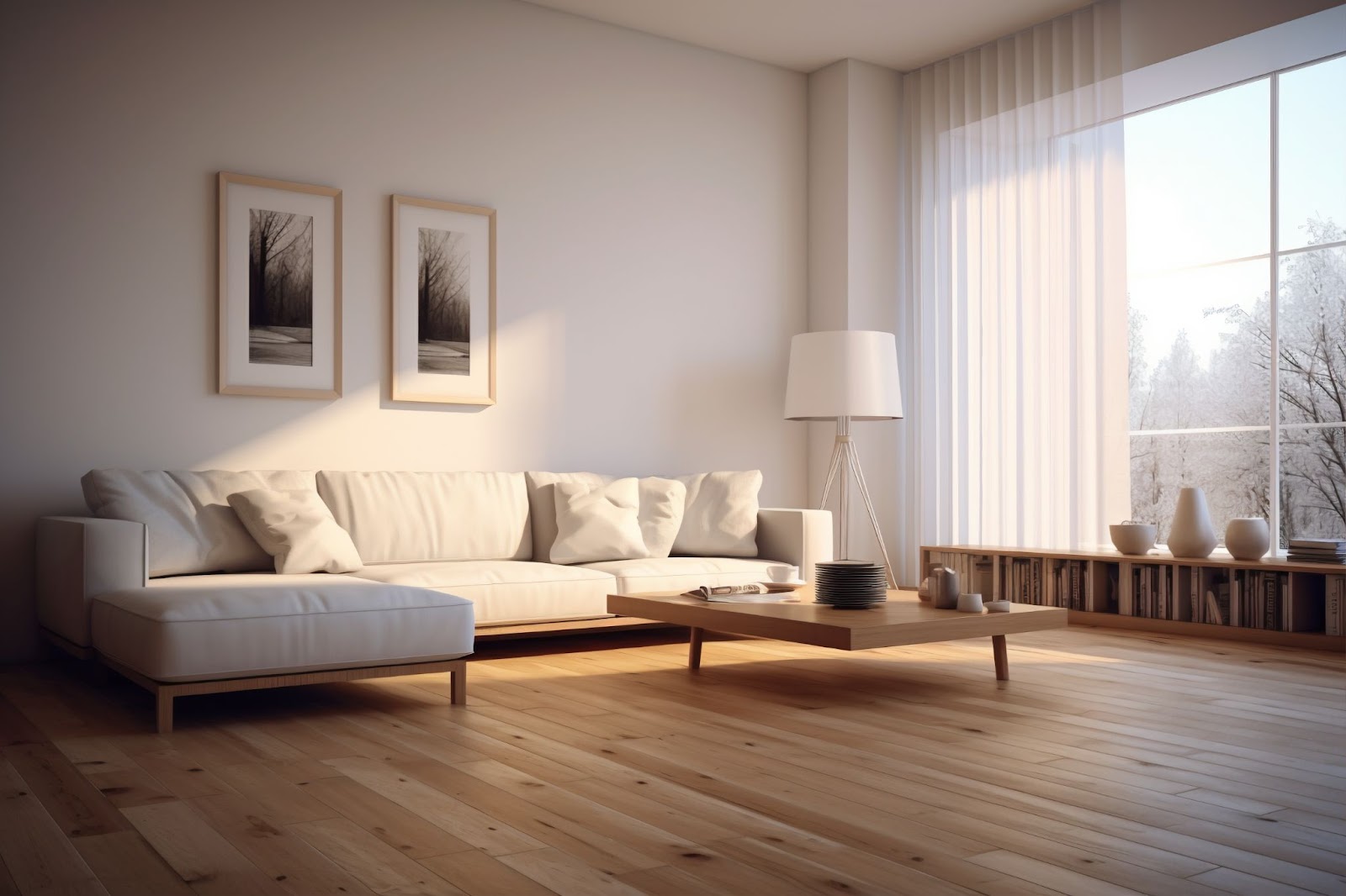 Luxury light wooden vinyl flooring with modern and rustic finishes