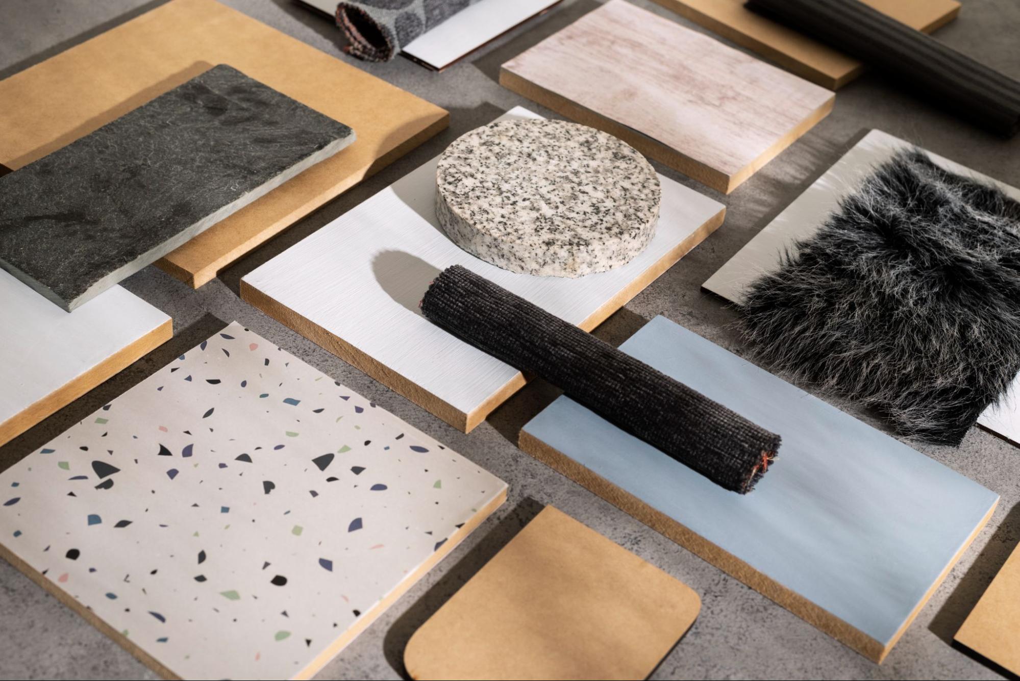 Different types of porcelain tiles