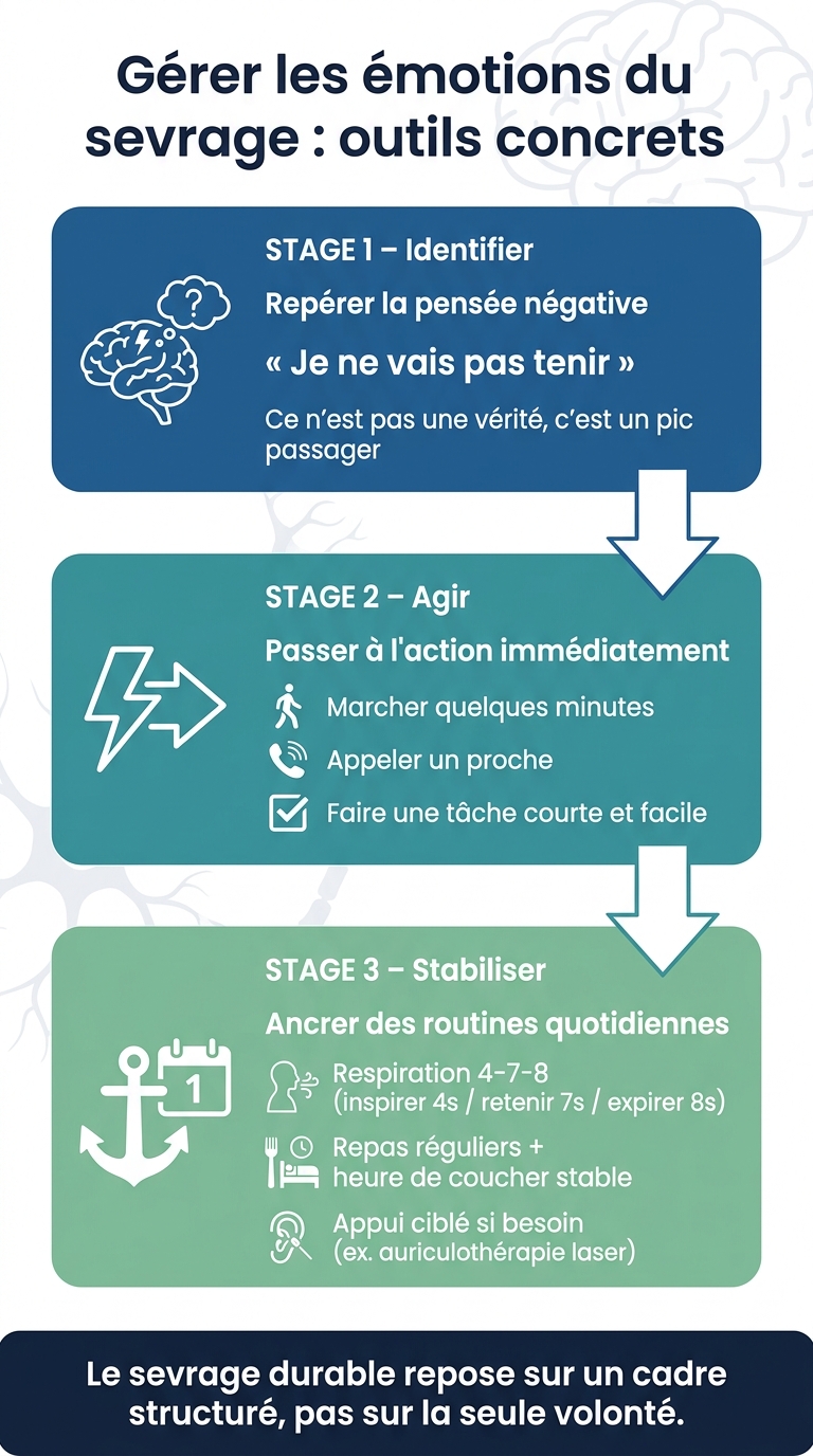 Les étapes du sevrage émotionnel : comprendre et agir