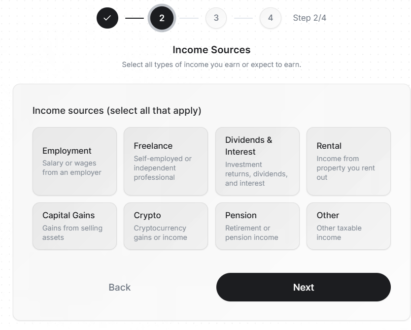 Self Employment Tax Calculator - Tytle