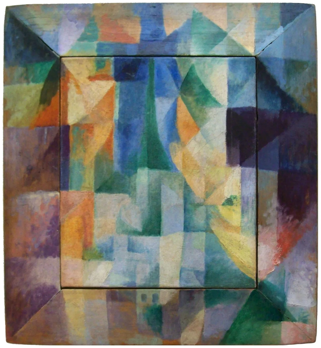 Simultaneous Windows on the City by Robert Delaunay (1912).