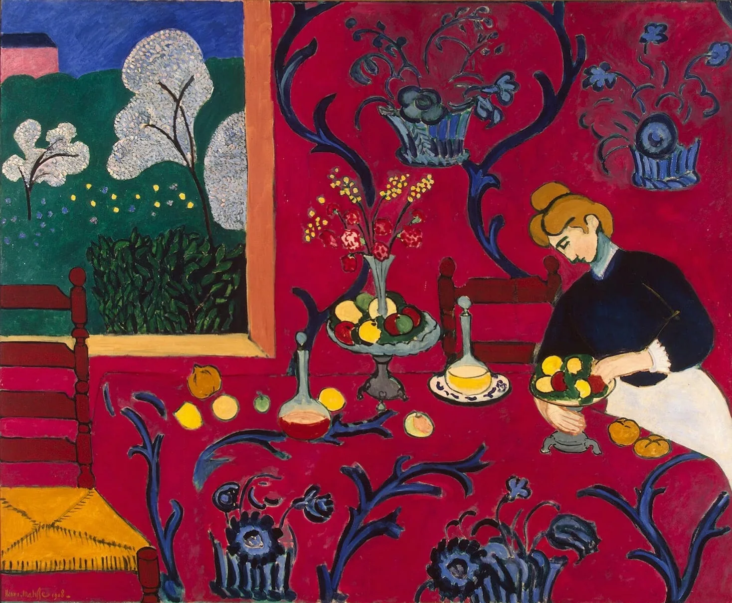 The Red Room by Henri Matisse (1908).