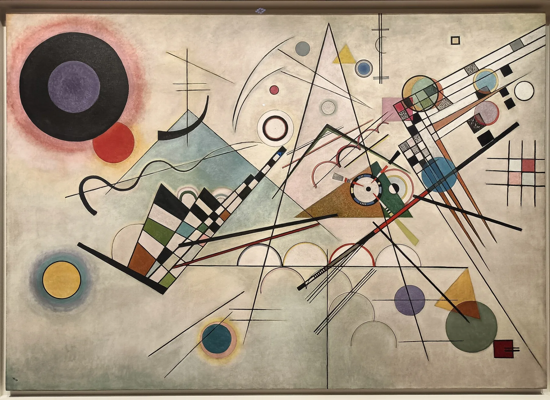 Composition VIII by Wassily Kandinsky (1923).