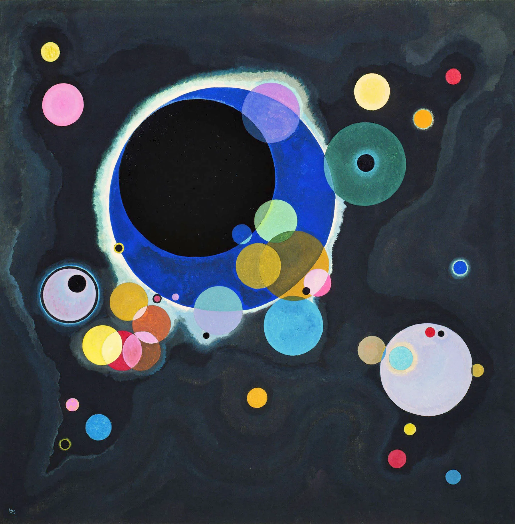 Several Circles by Wassily Kandinsky (1926).