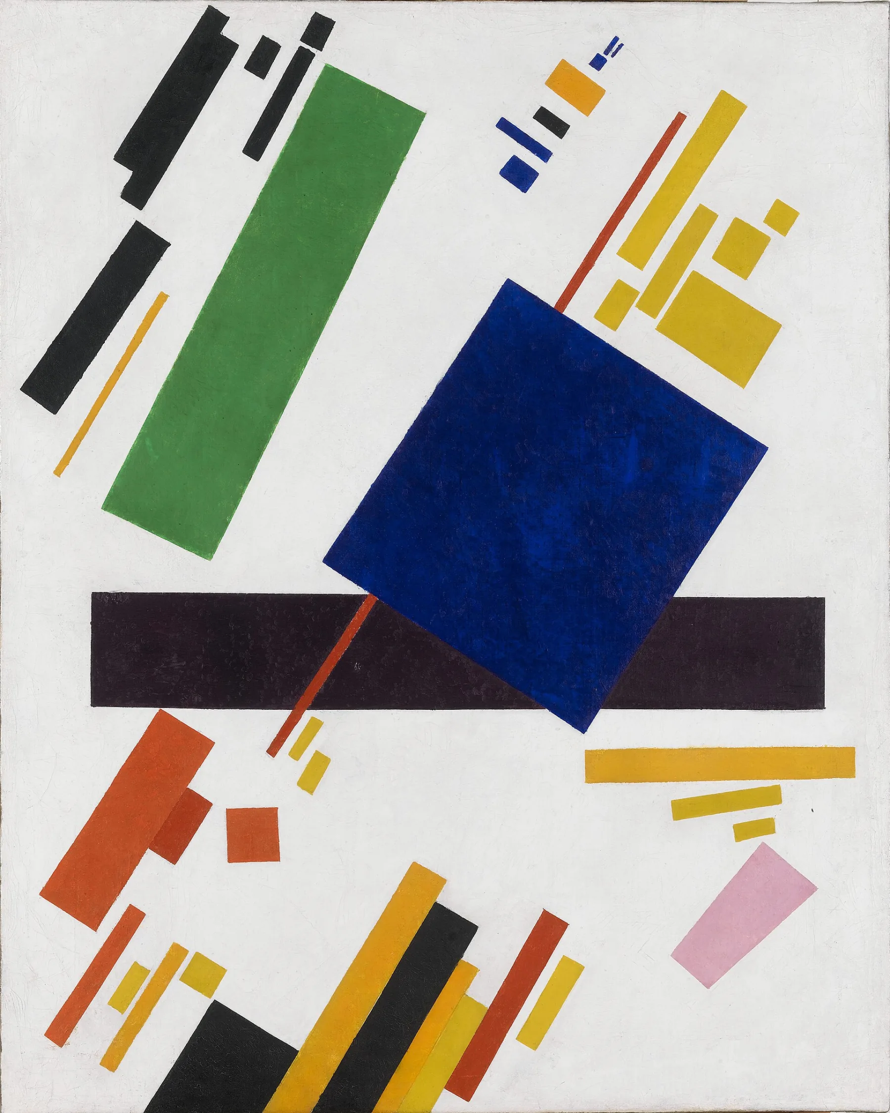 Suprematist Composition by Kazimir Malevich (1916).