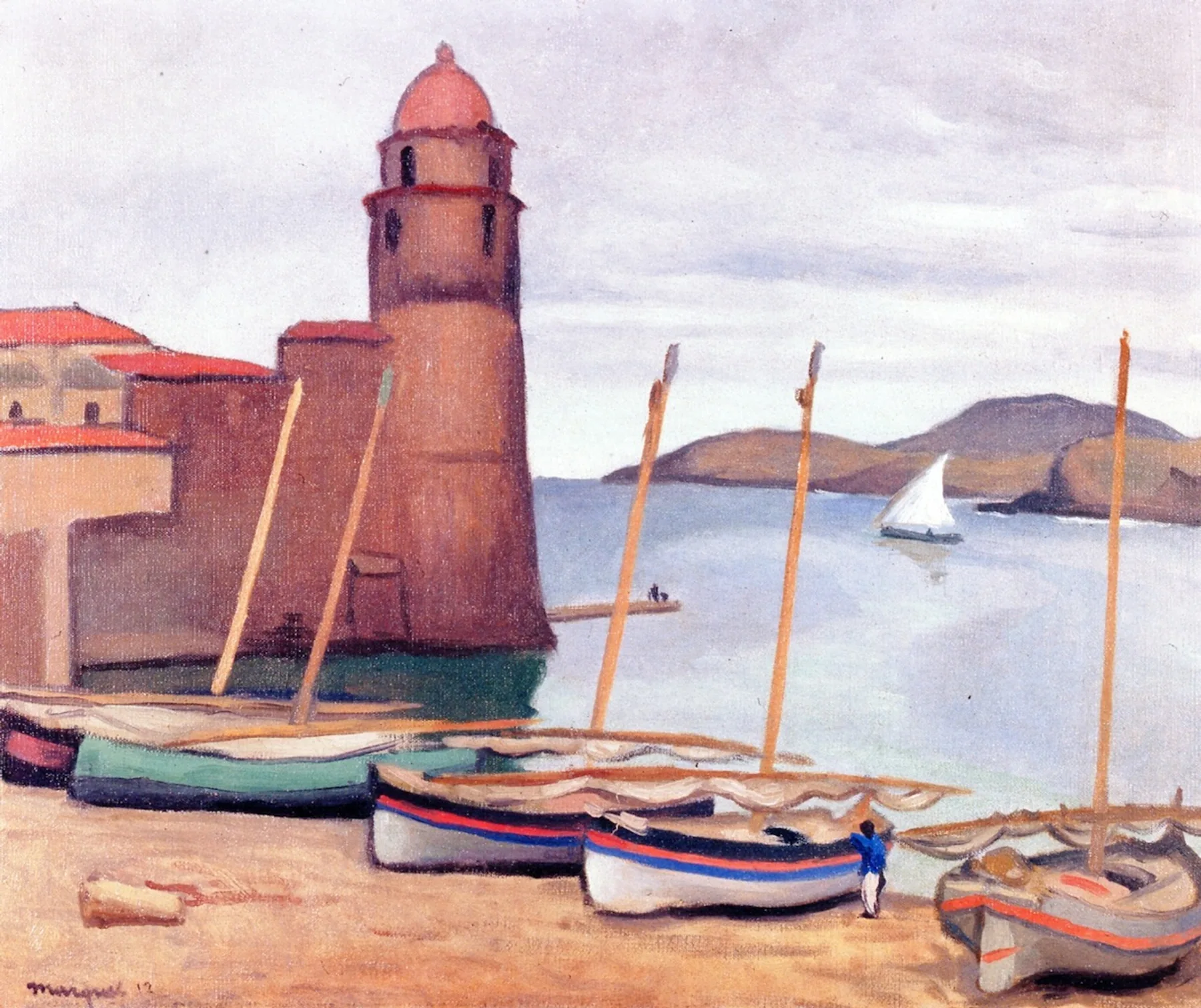 The Lighthouse at Collioure by Albert Marquet (1912).
