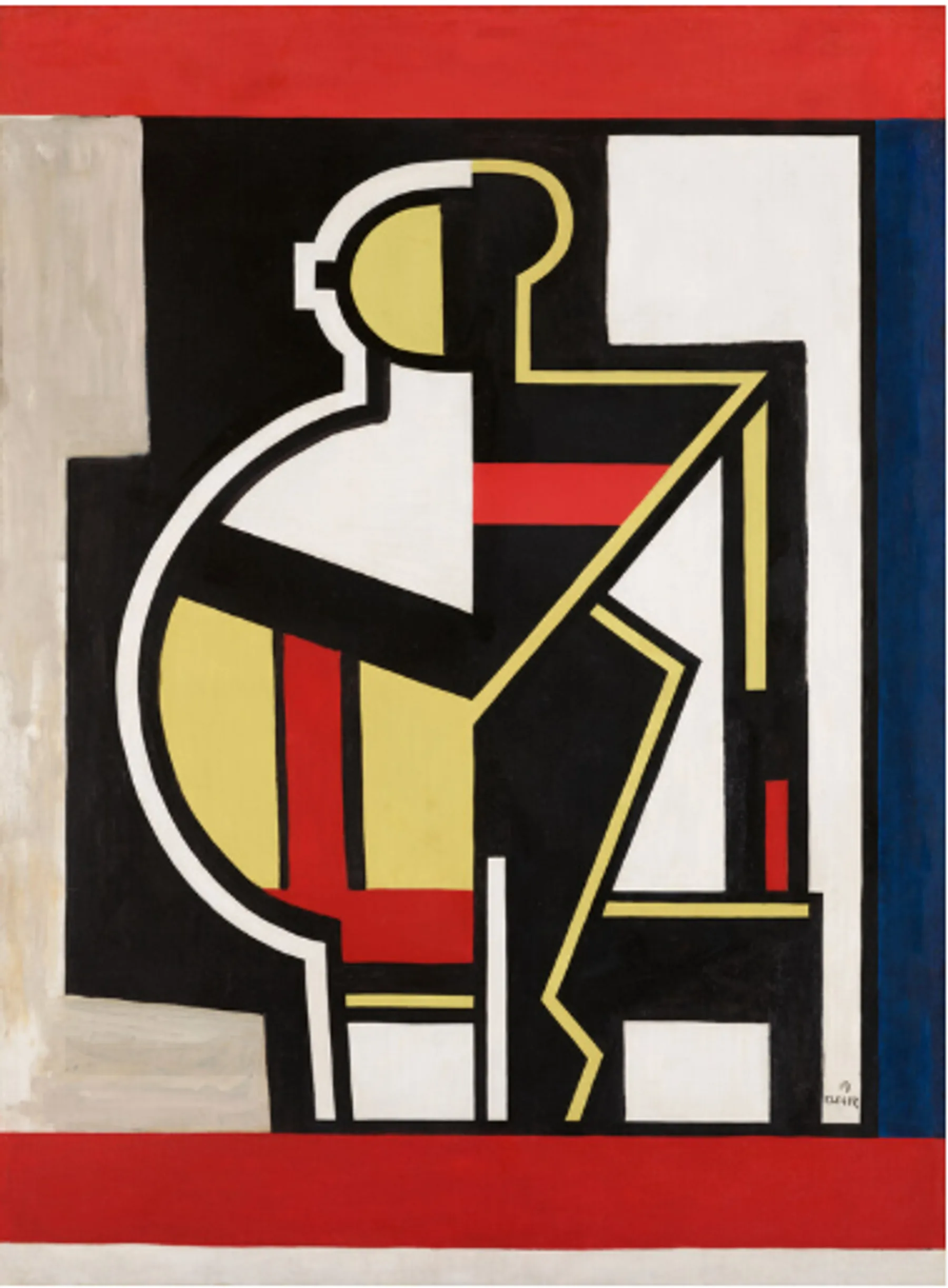 Abstract Composition by Fernand Léger (1919).