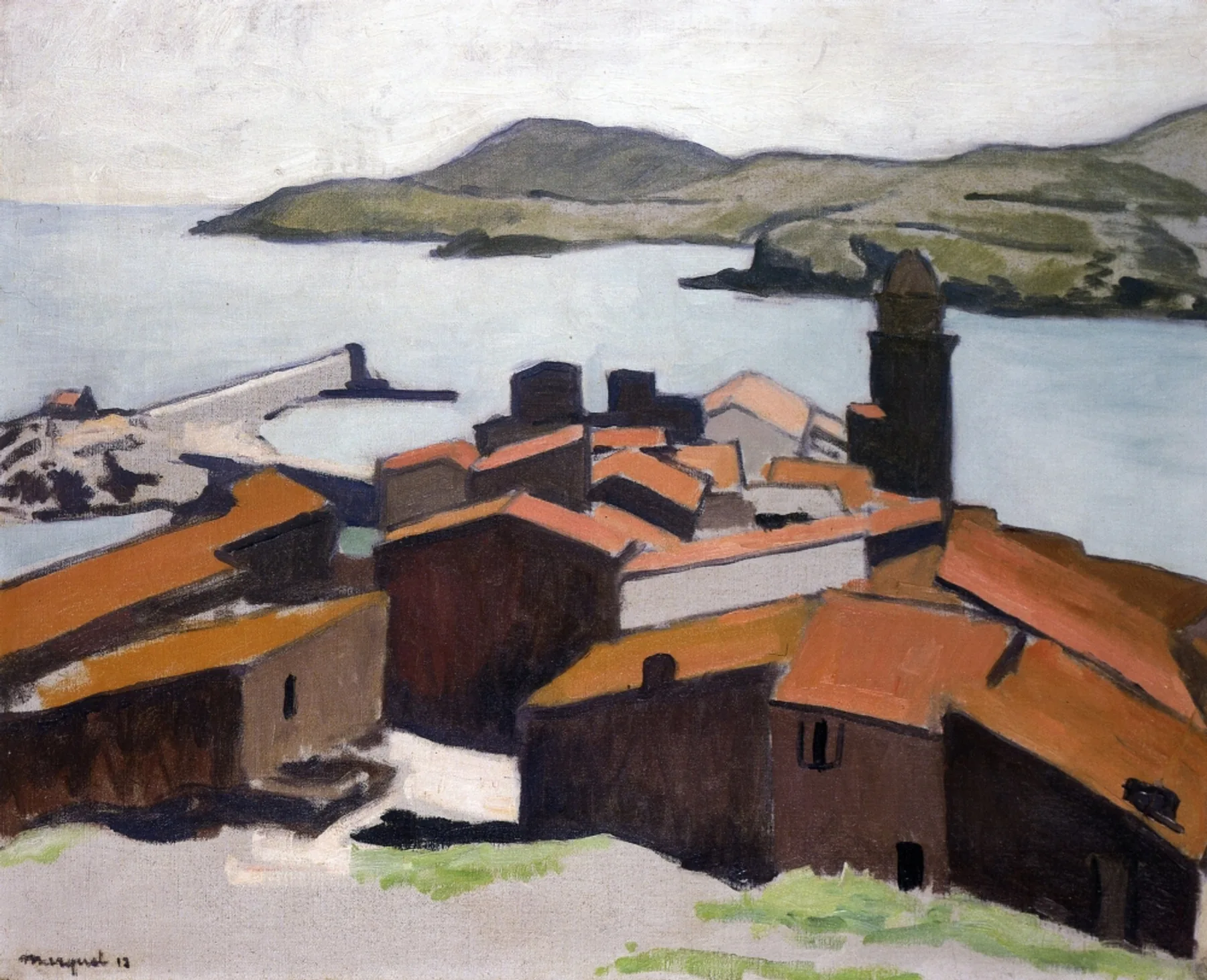 View of Collioure by Albert Marquet (1912).