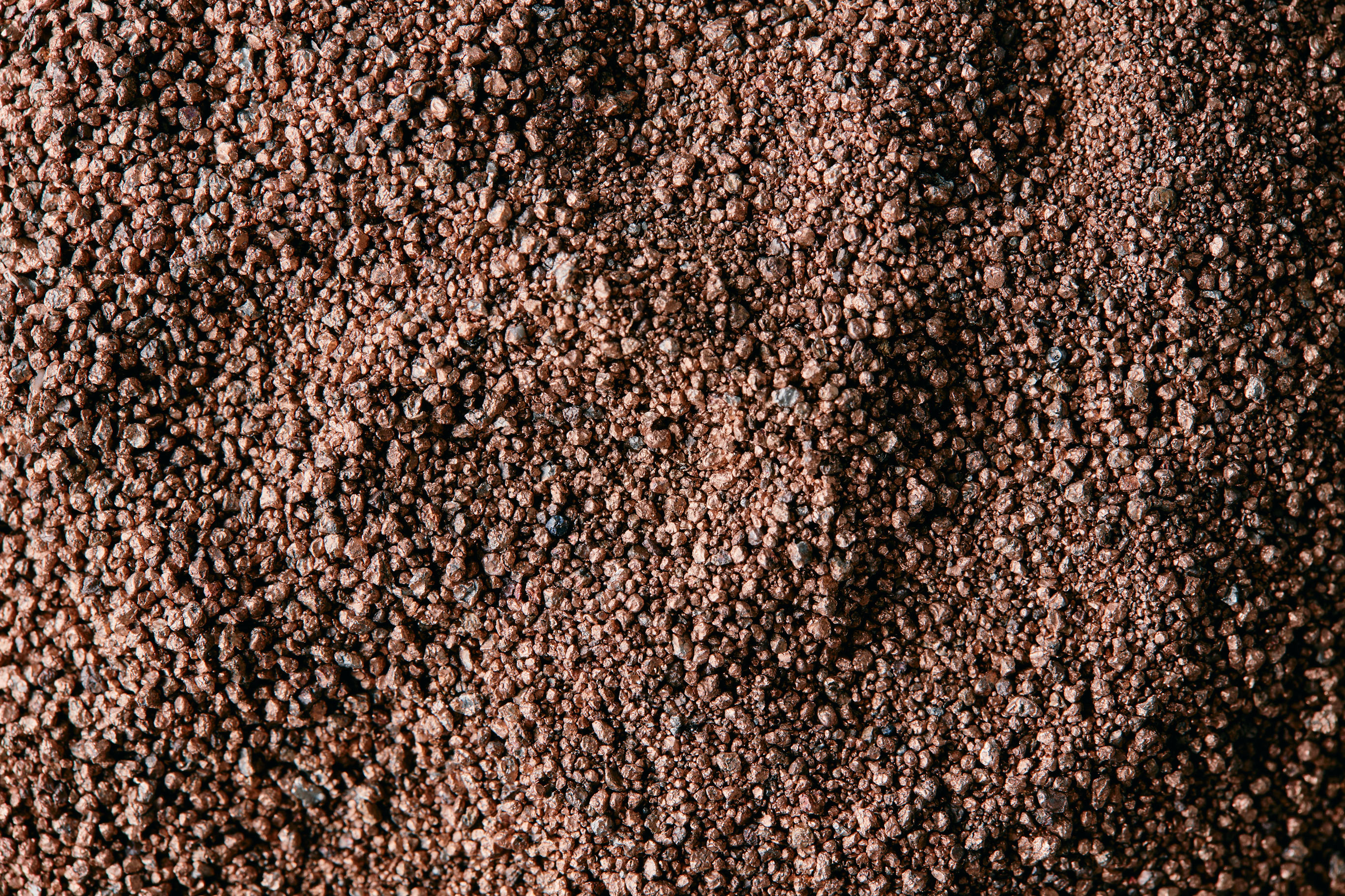 A close up of a pile of dirt
