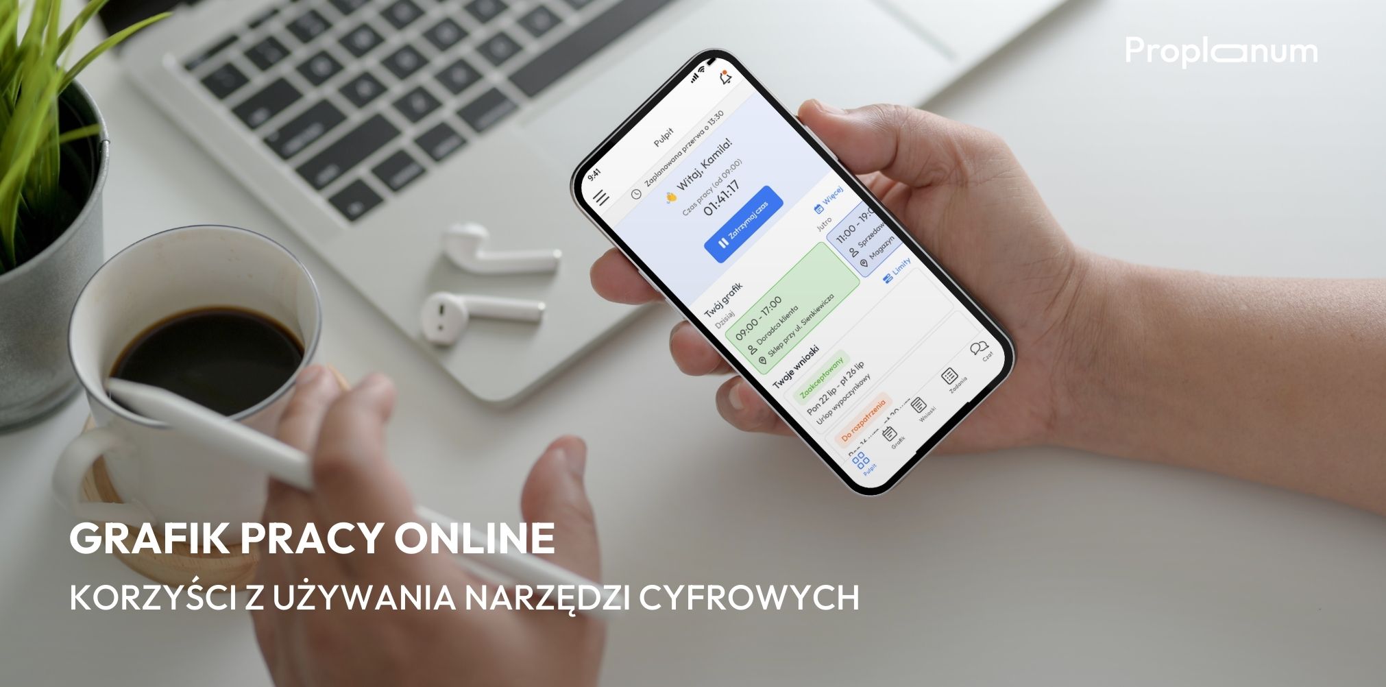 Grafik pracy online - korzyści z używania narzędzi cyfrowych
