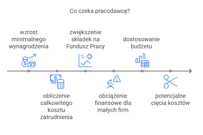 Co czeka pracodawcę w związku ze wzrostem najniższej krajowej?