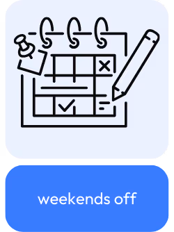 weekends off
