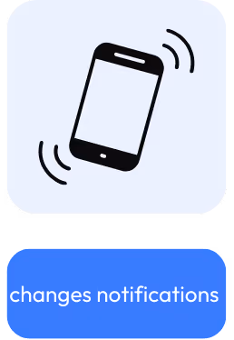 changes notifications