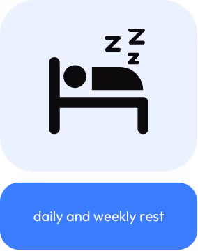 daily and weekly rest