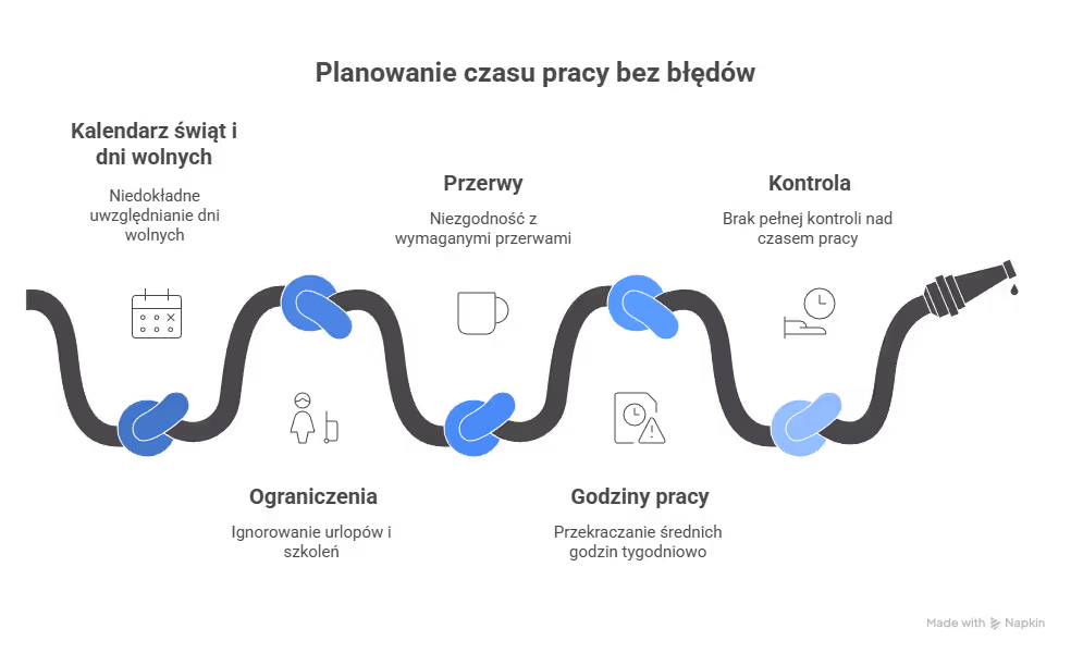 Jak podejść do planowania czasu pracy bez błędów?