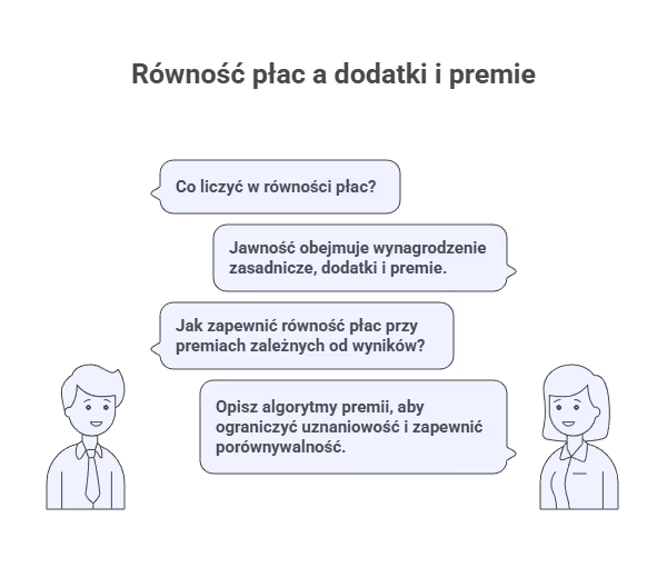 Równość płac a dodatki i premie: co liczyć?
