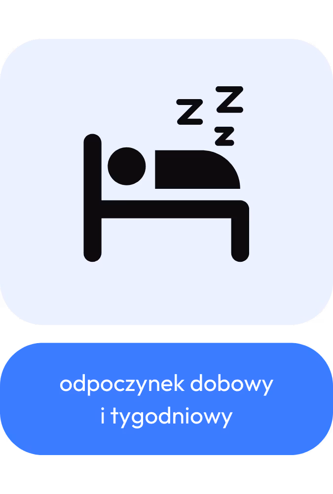 odpoczynek dobowy i tygodniowy