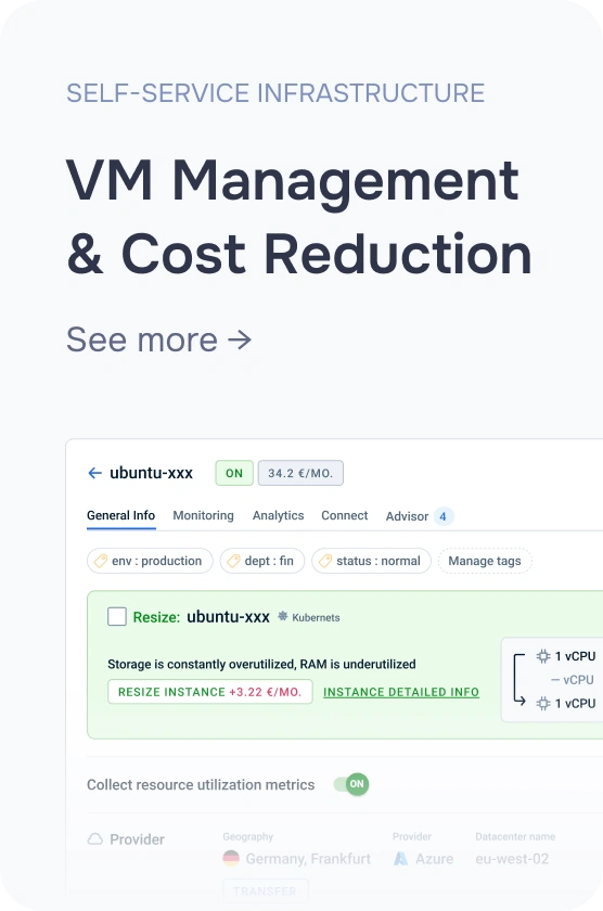 VM Management and Cost Optimization