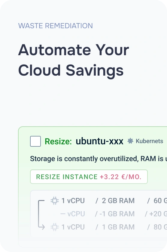 Automate Cloud Savings