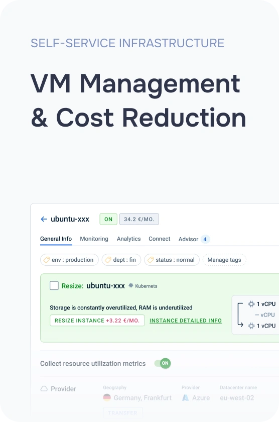VM Management and Cost Optimization