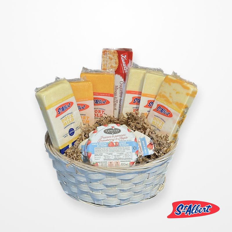 Medium St-Albert cheese gift basket