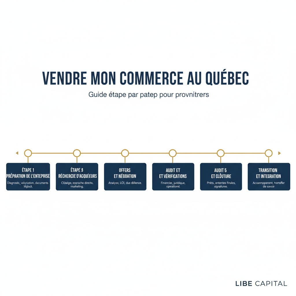 Vendre mon commerce au Québec : Guide étape par étape pour propriétaires - Vendre mon commerce au Québec : Guide étape par étape pour propriétaires