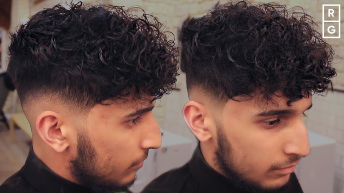 Low Skin Fade Curly Haircut For Men With Disconnected Undercut 🔊Clipper  Noise - No Music 🔊