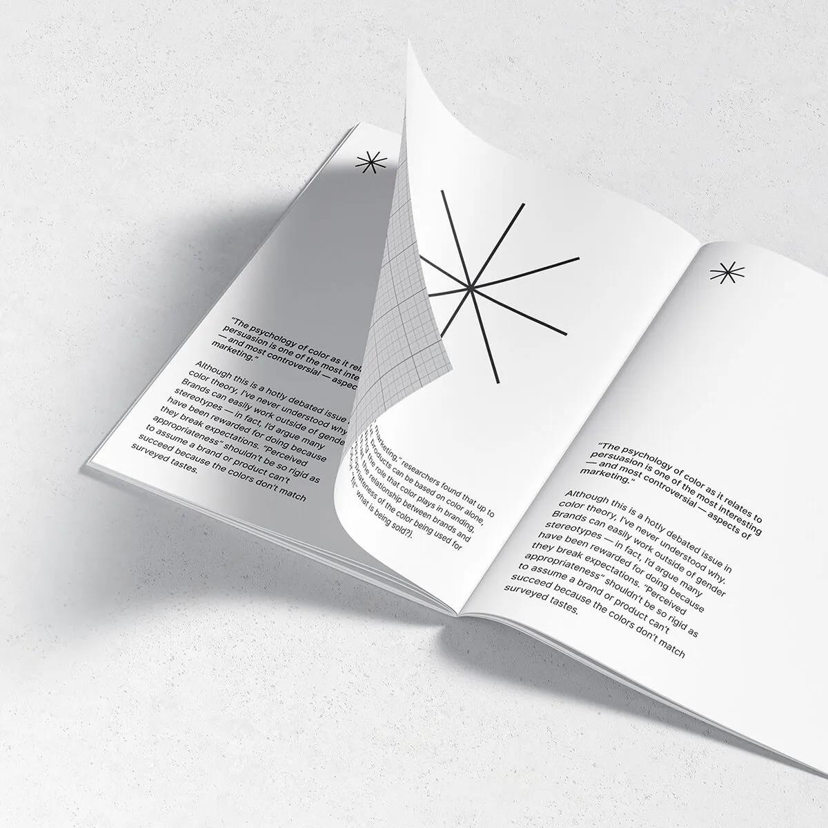 Open Magazine Mockup