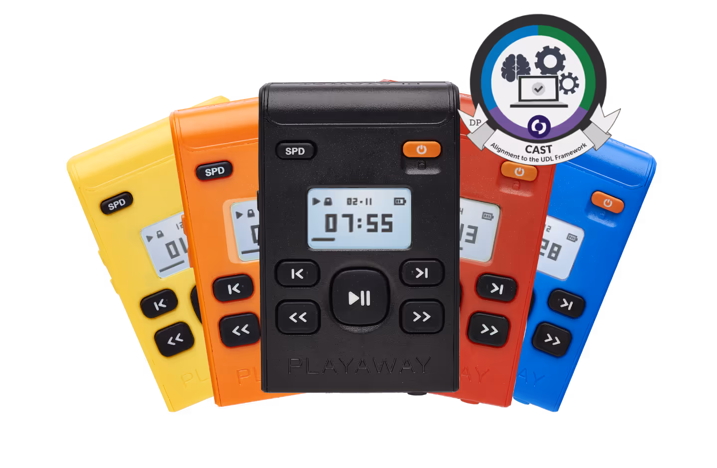 Playaway with UDL badge