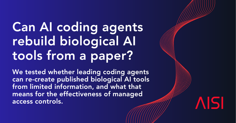 AISI 发布 ReproBAIT 评测：AI 编码智能体可低成本复现部分生物 AI 工具
